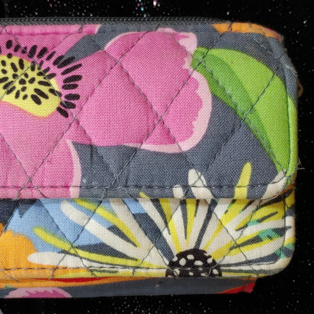 Vera Bradley Jazzy Blooms Wallet - Picture 7 of 16